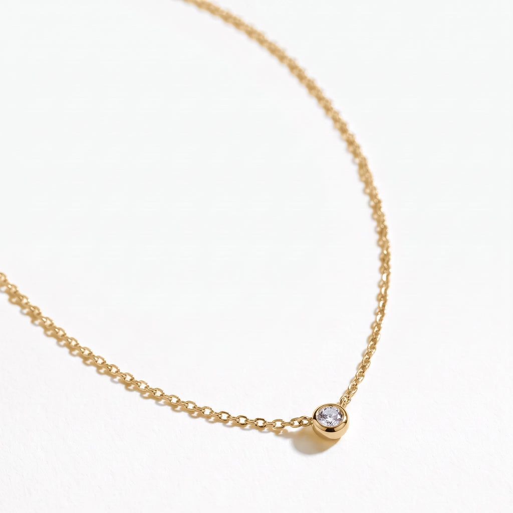 Collana Lucciola, finitura dorata — foto prodotto