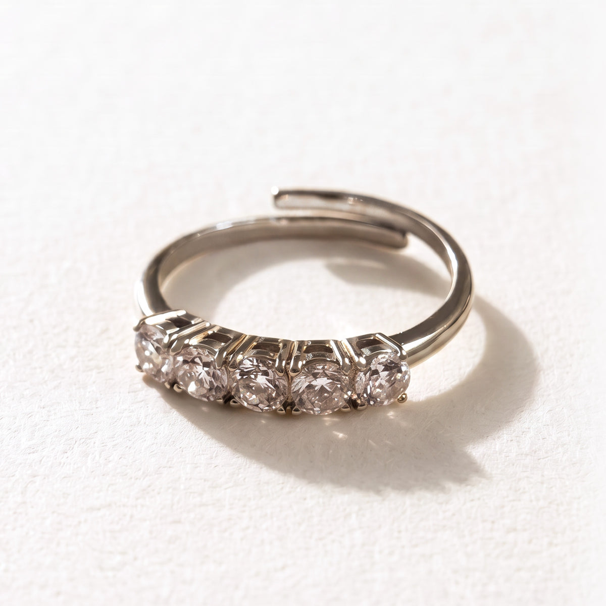 Anello Riviera, finitura argentata — foto prodotto