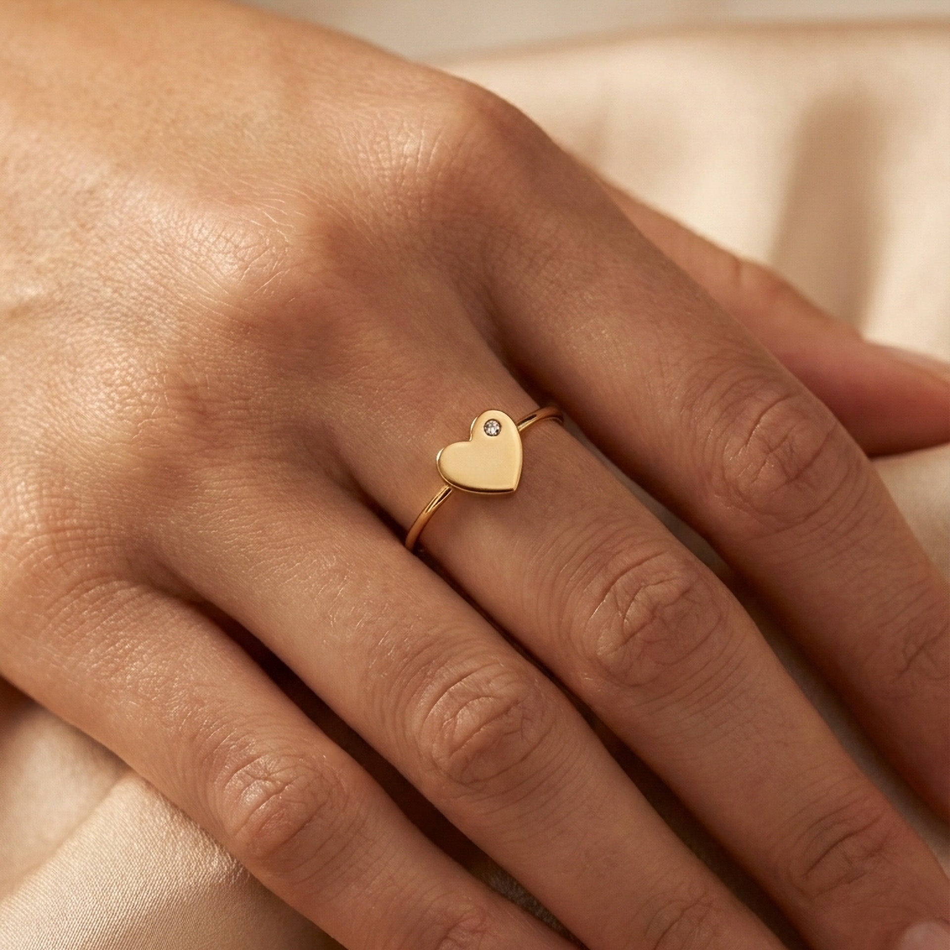 Anello Cuore - indossato