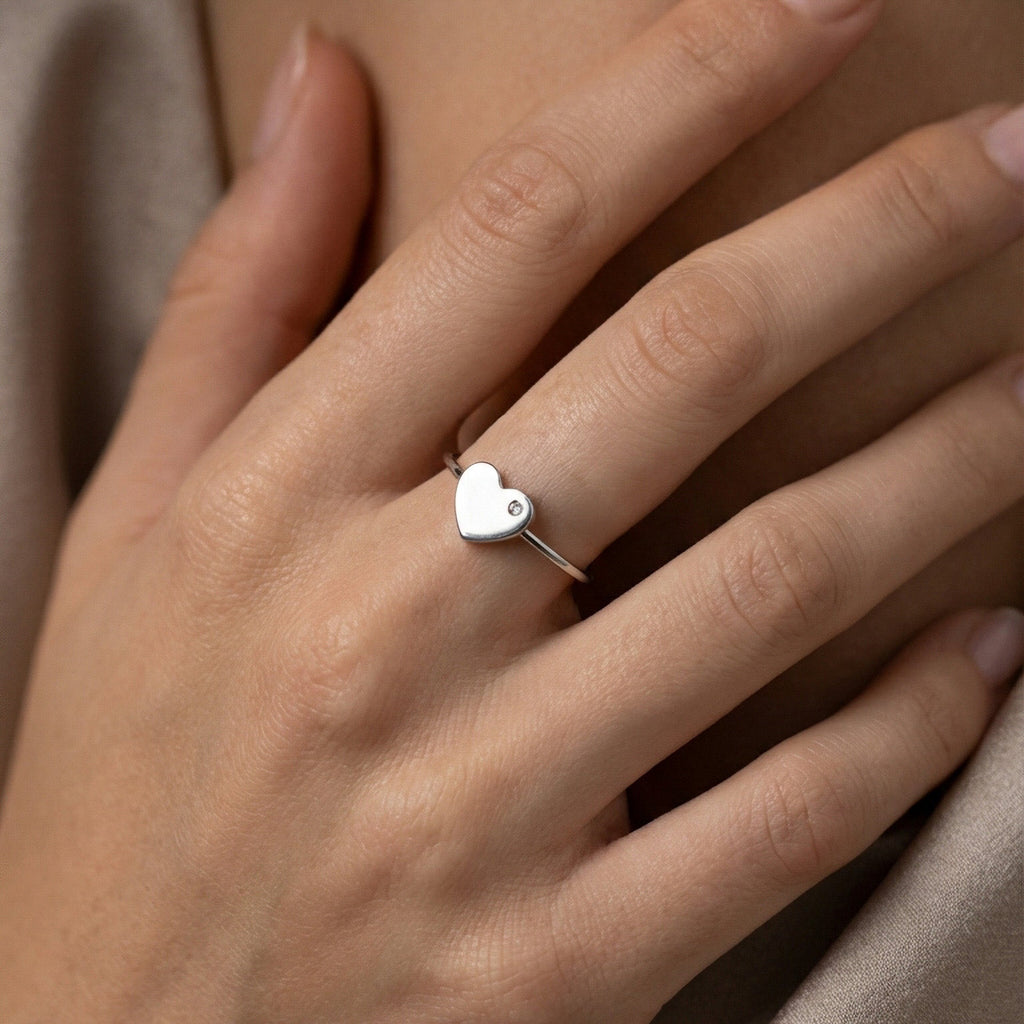 Anello Cuore - indossato