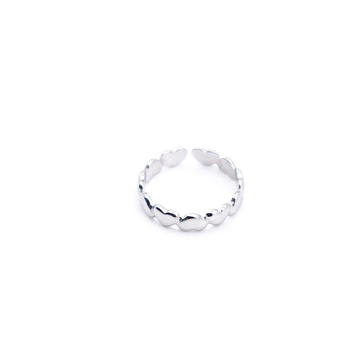 Anello Cuoricini - argento