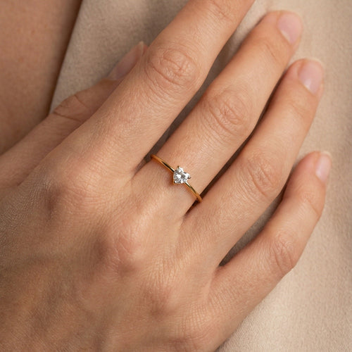 Anello Littleheart Clear - indossato