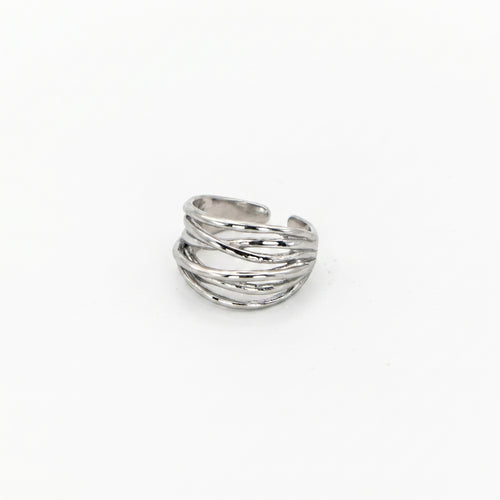Anello radici argento