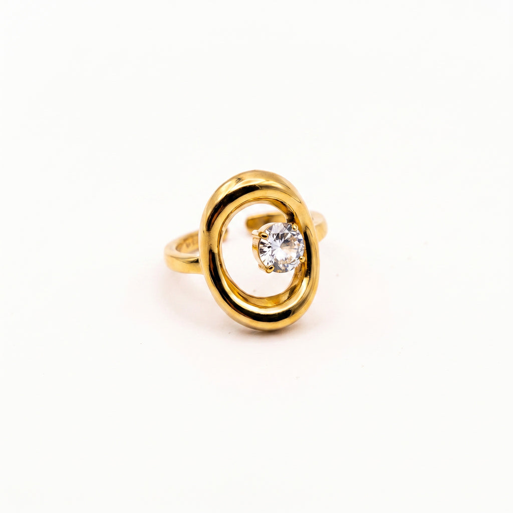 Anello scintilla oro