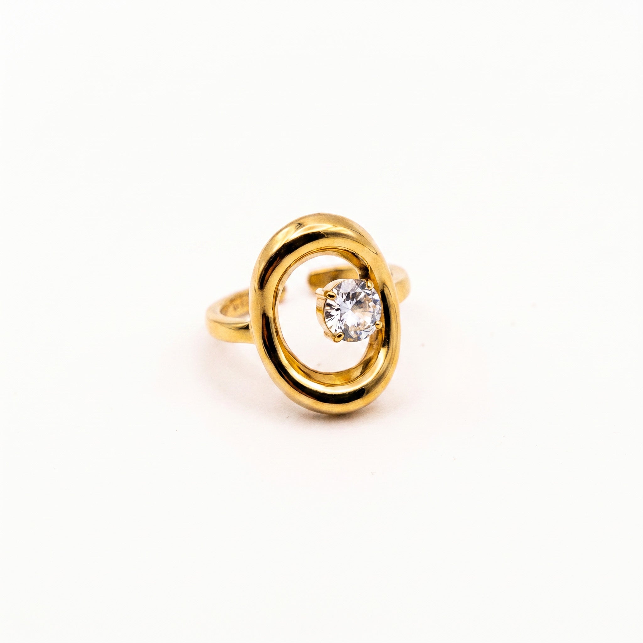 Anello scintilla oro