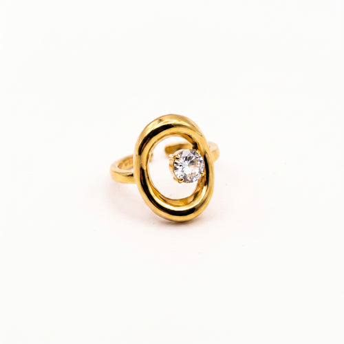 Anello scintilla oro