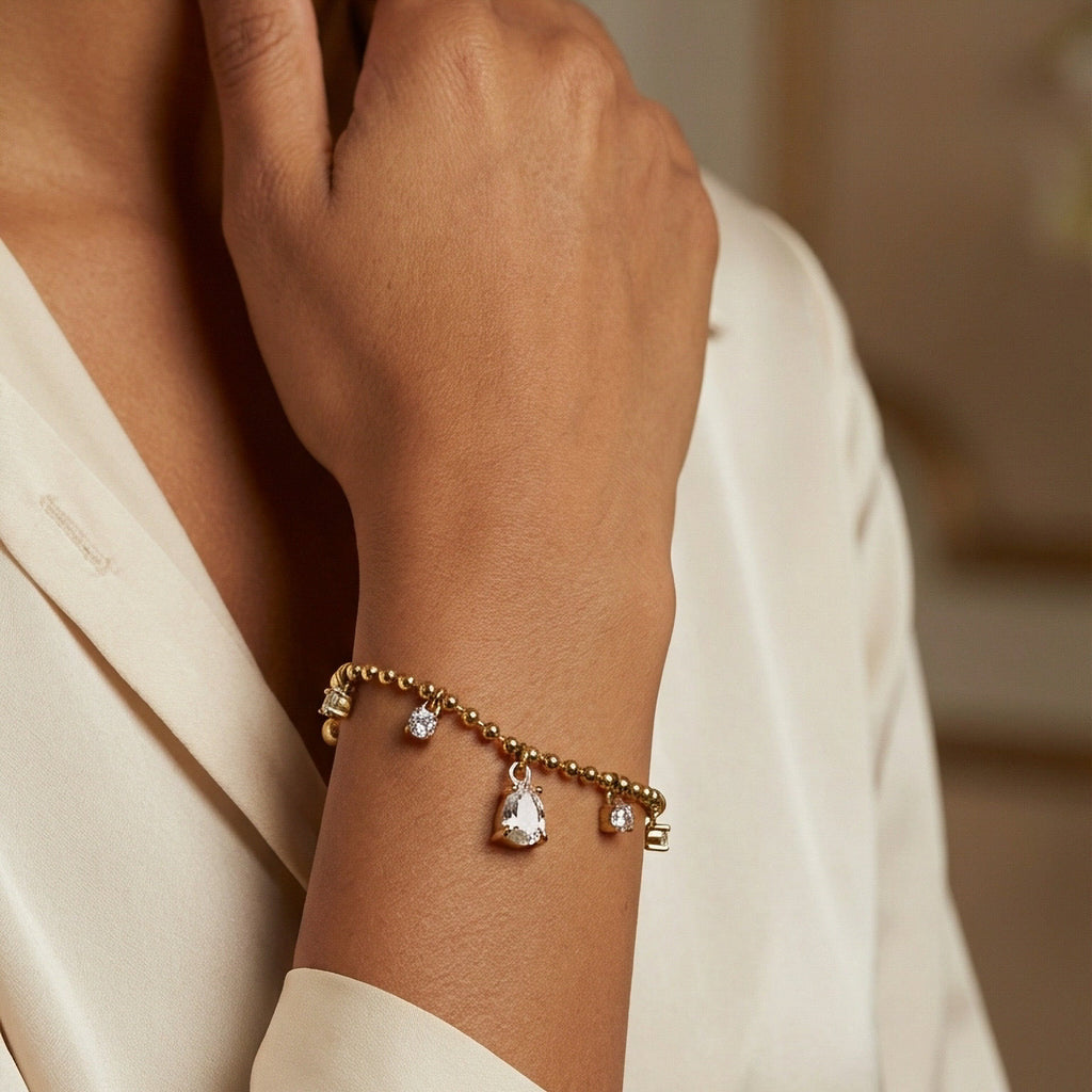 Bracciale Bubble Chain - indossato