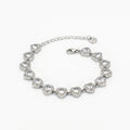 Bracciale amore brillante argento