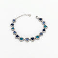 Bracciale colore brillante argento