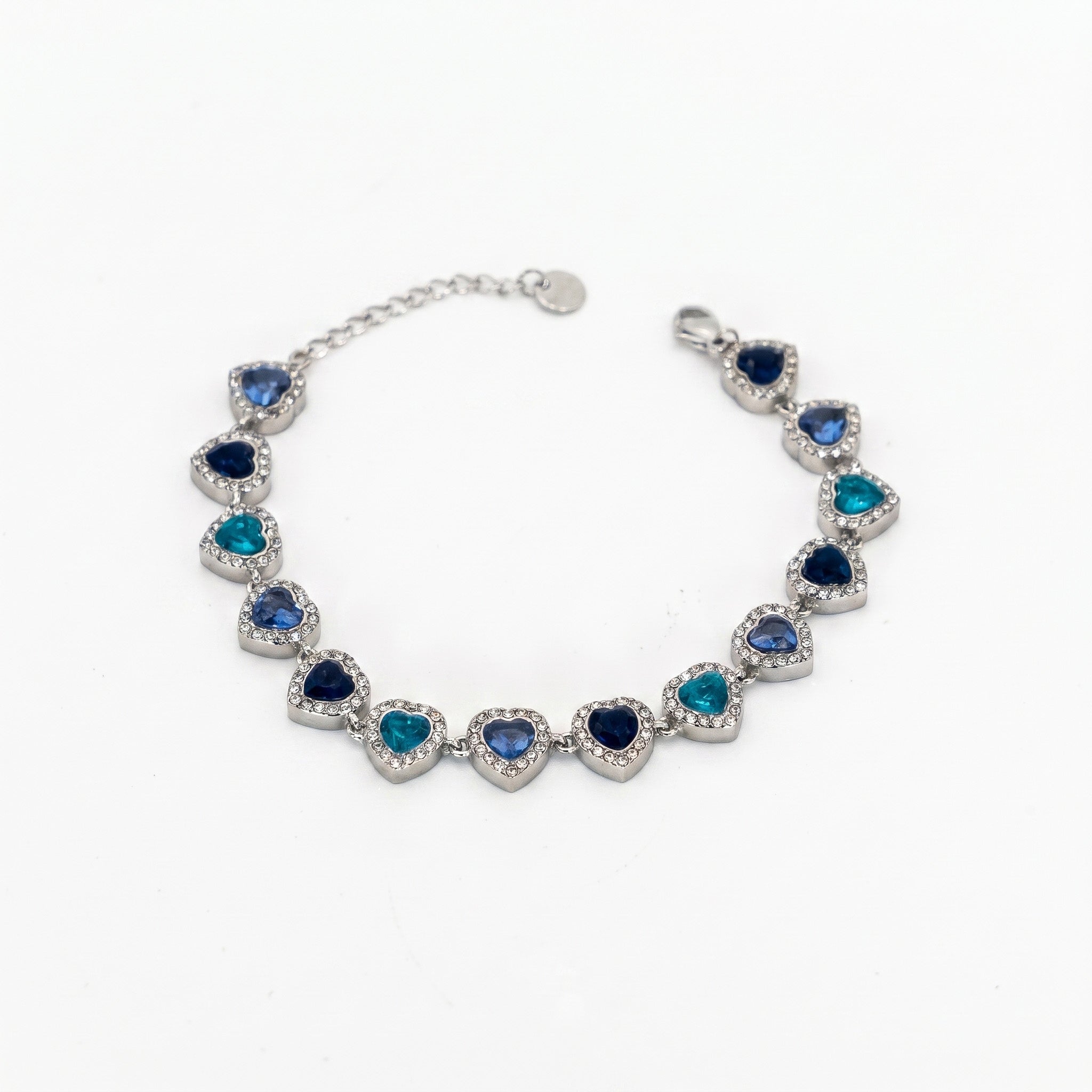 Bracciale colore brillante argento