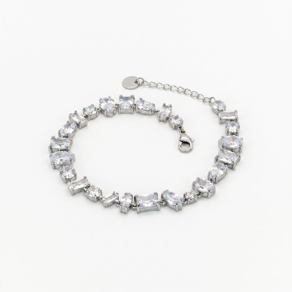 Bracciale mixdrop argento