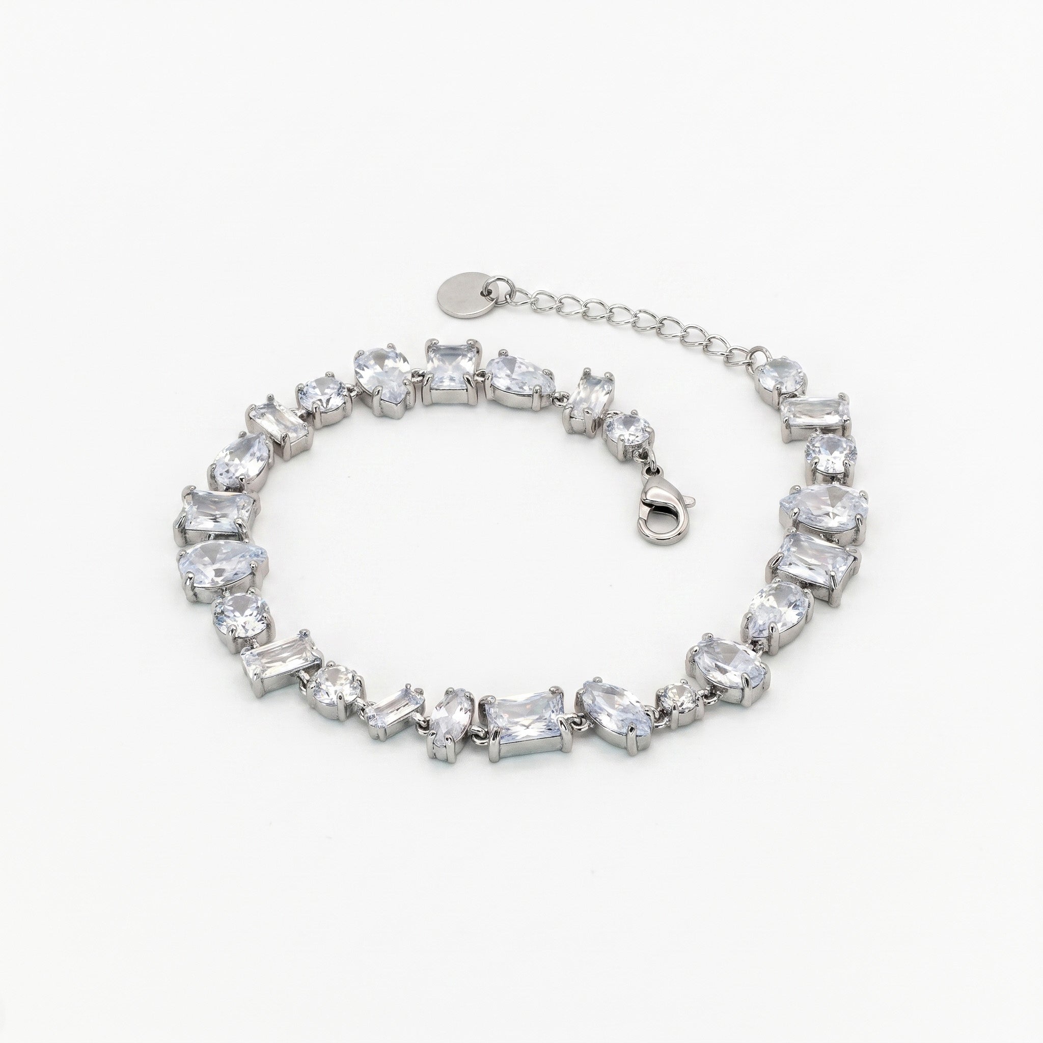 Bracciale mixdrop argento