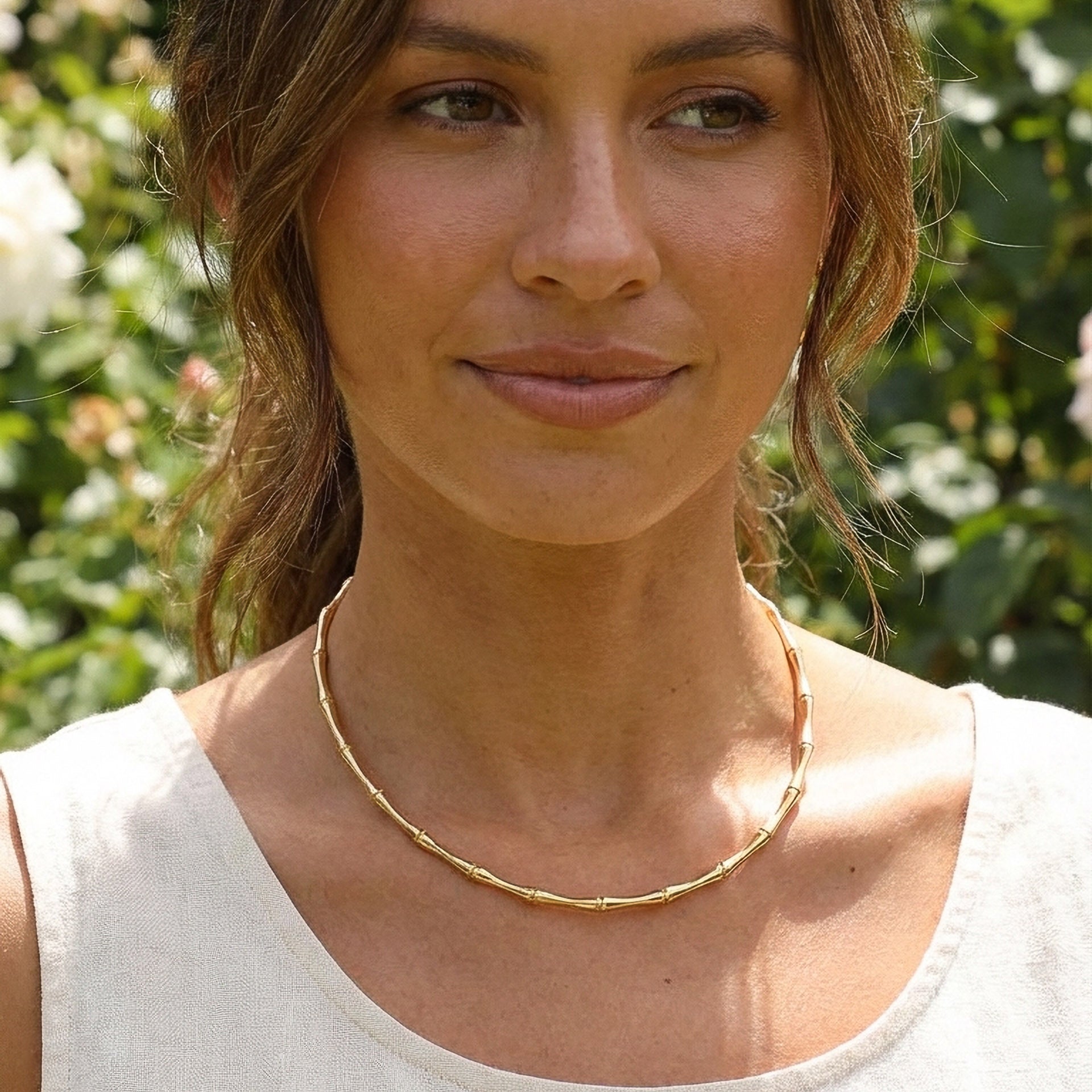 Collana Bamboo - indossato