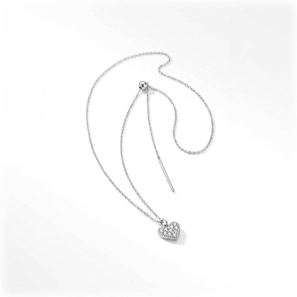 Collana Cuore Brillante - argento