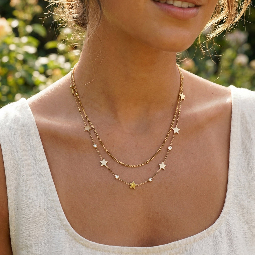 Collana Expression Stelle - indossato