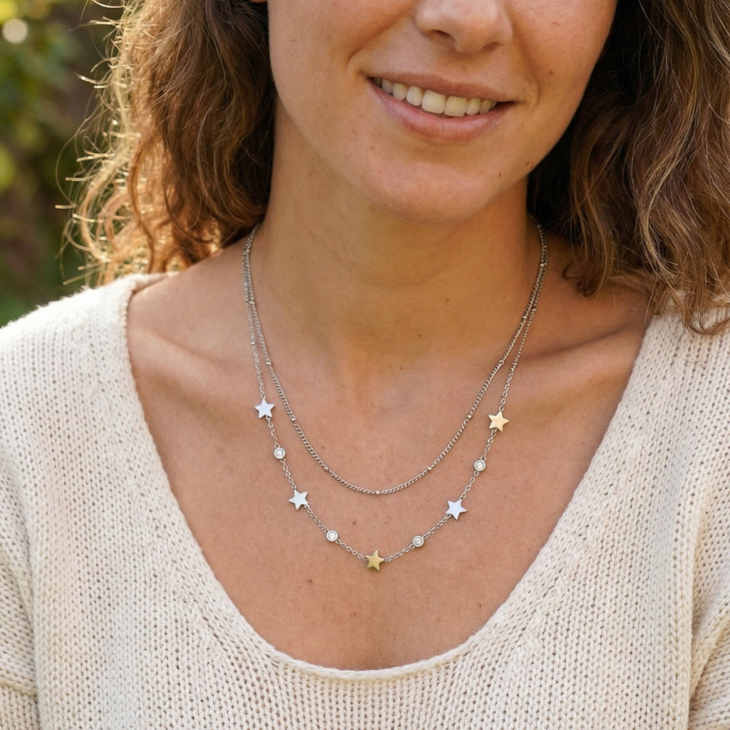 Collana Expression Stelle - indossato