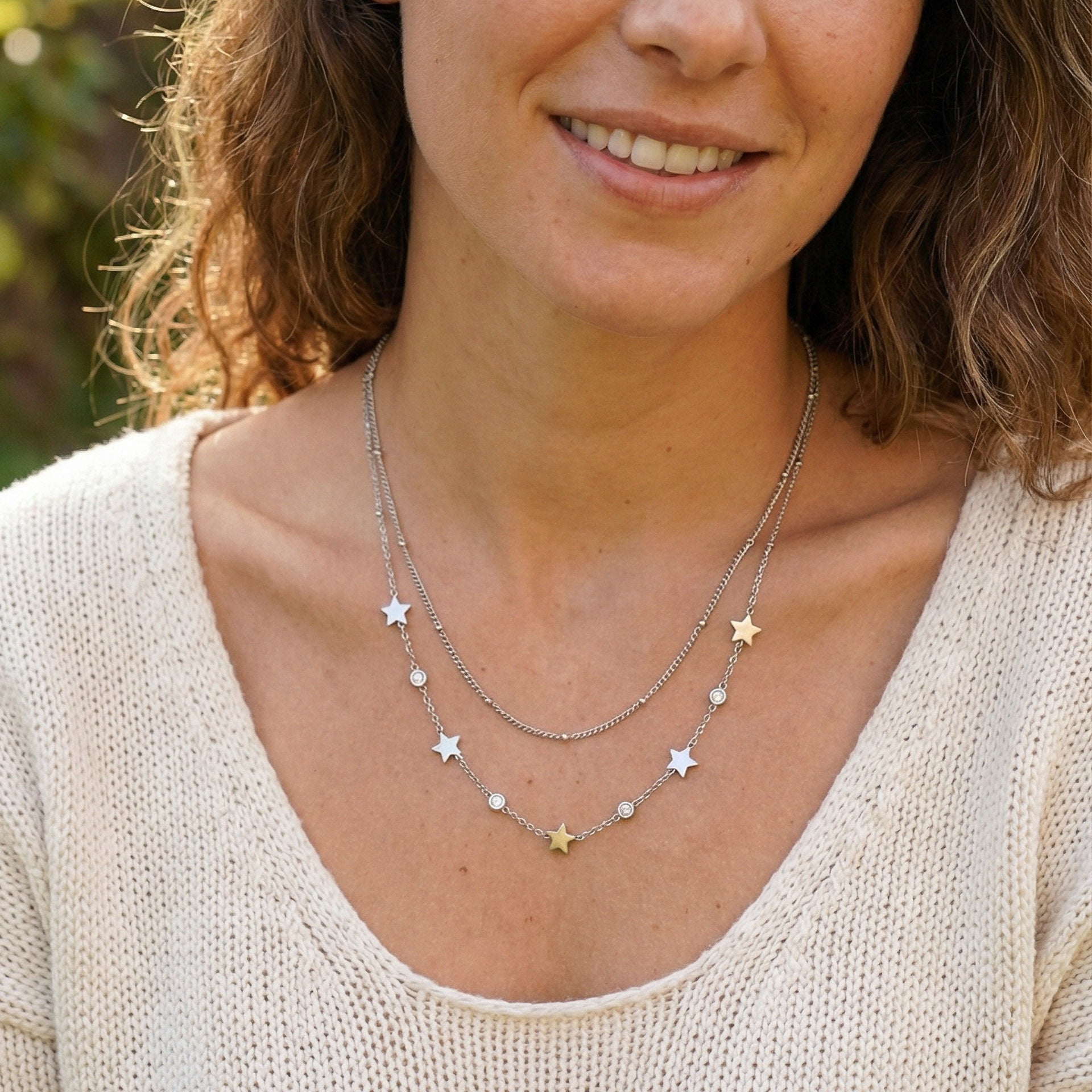 Collana Expression Stelle - indossato
