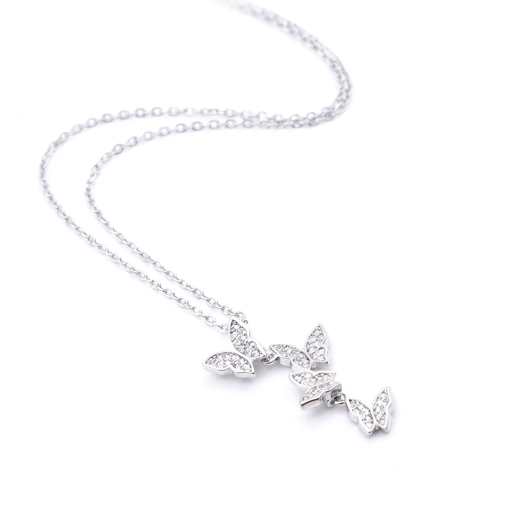 Collana Farfalline - argento