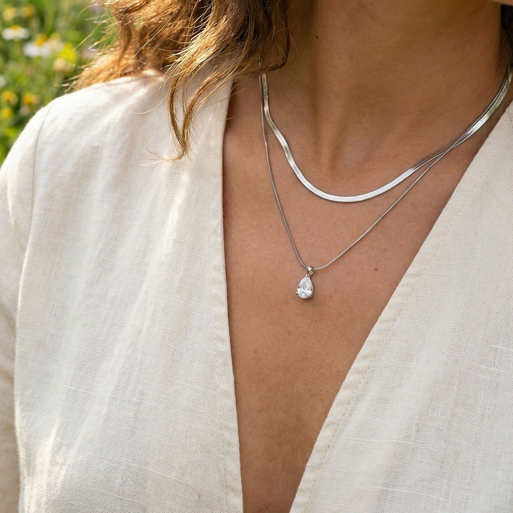 Collana Goccia - indossato
