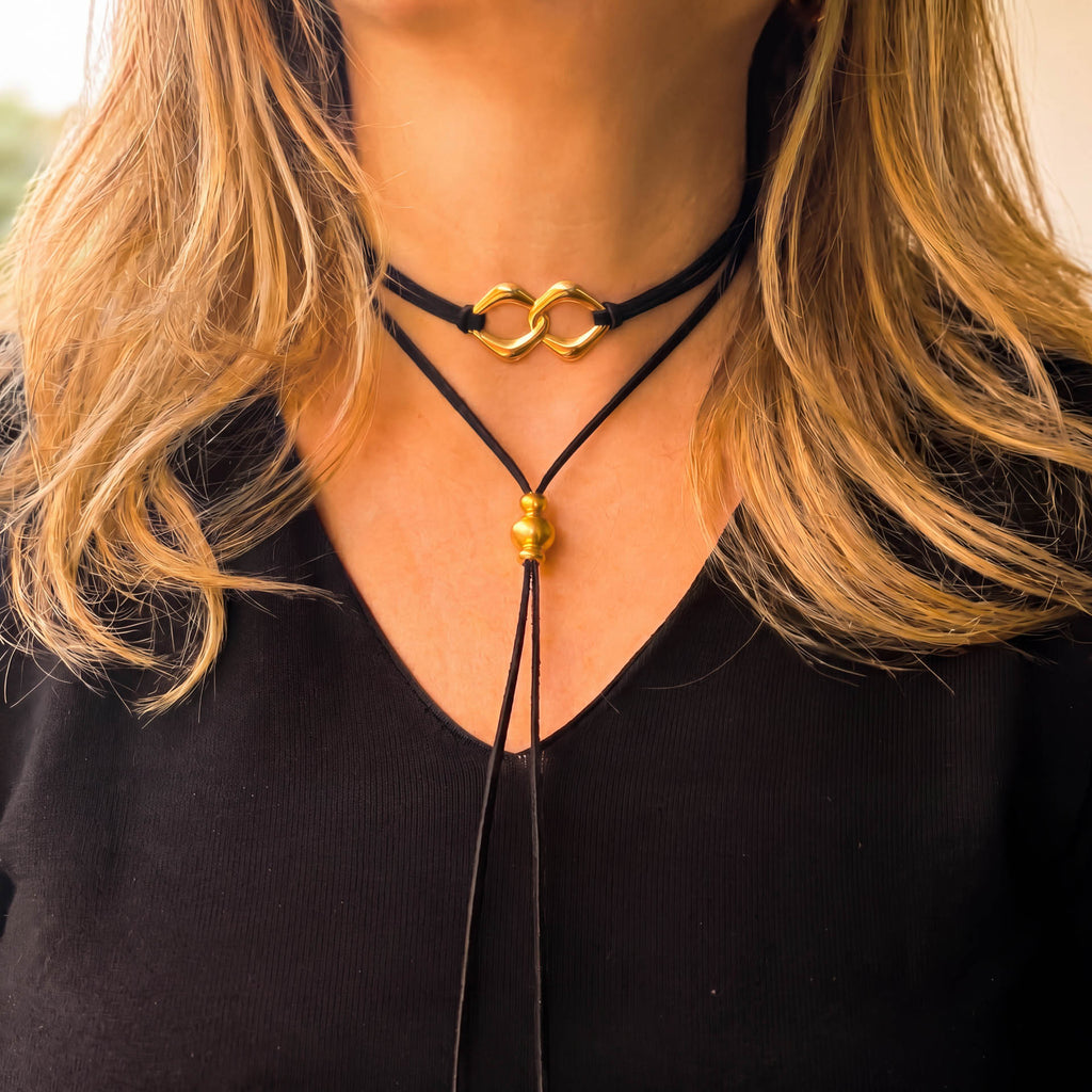 Collana Liberamente nero - dettaglio