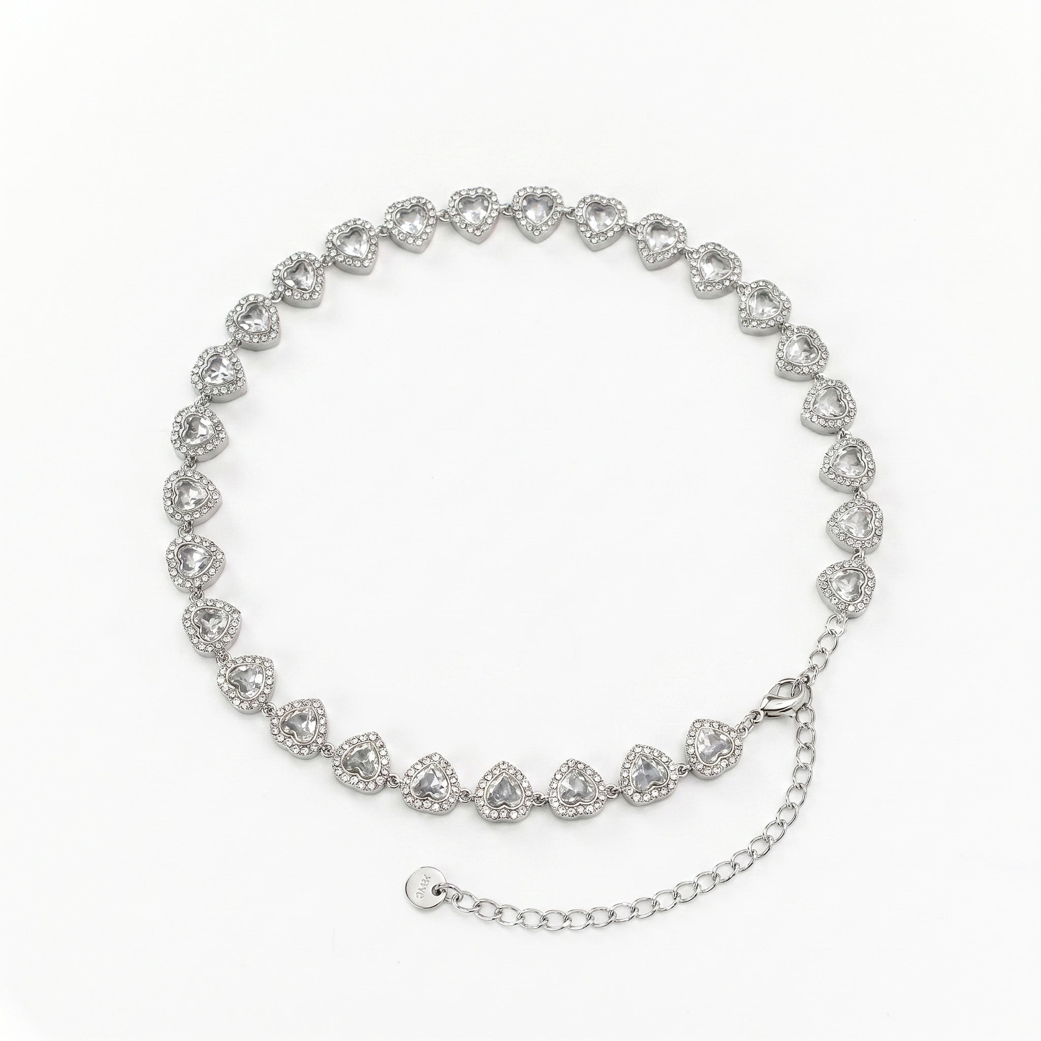 Collana amore brillante argento