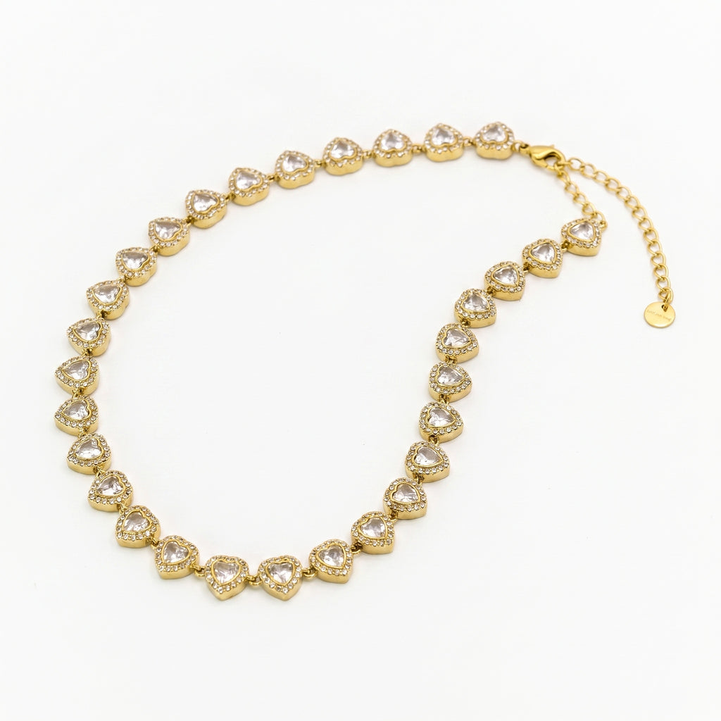 Collana amore brillante oro