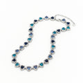 Collana colore brillante argento
