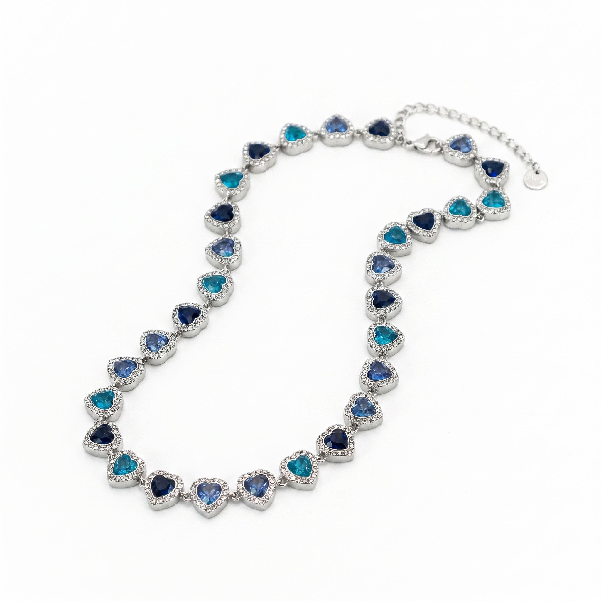 Collana colore brillante argento