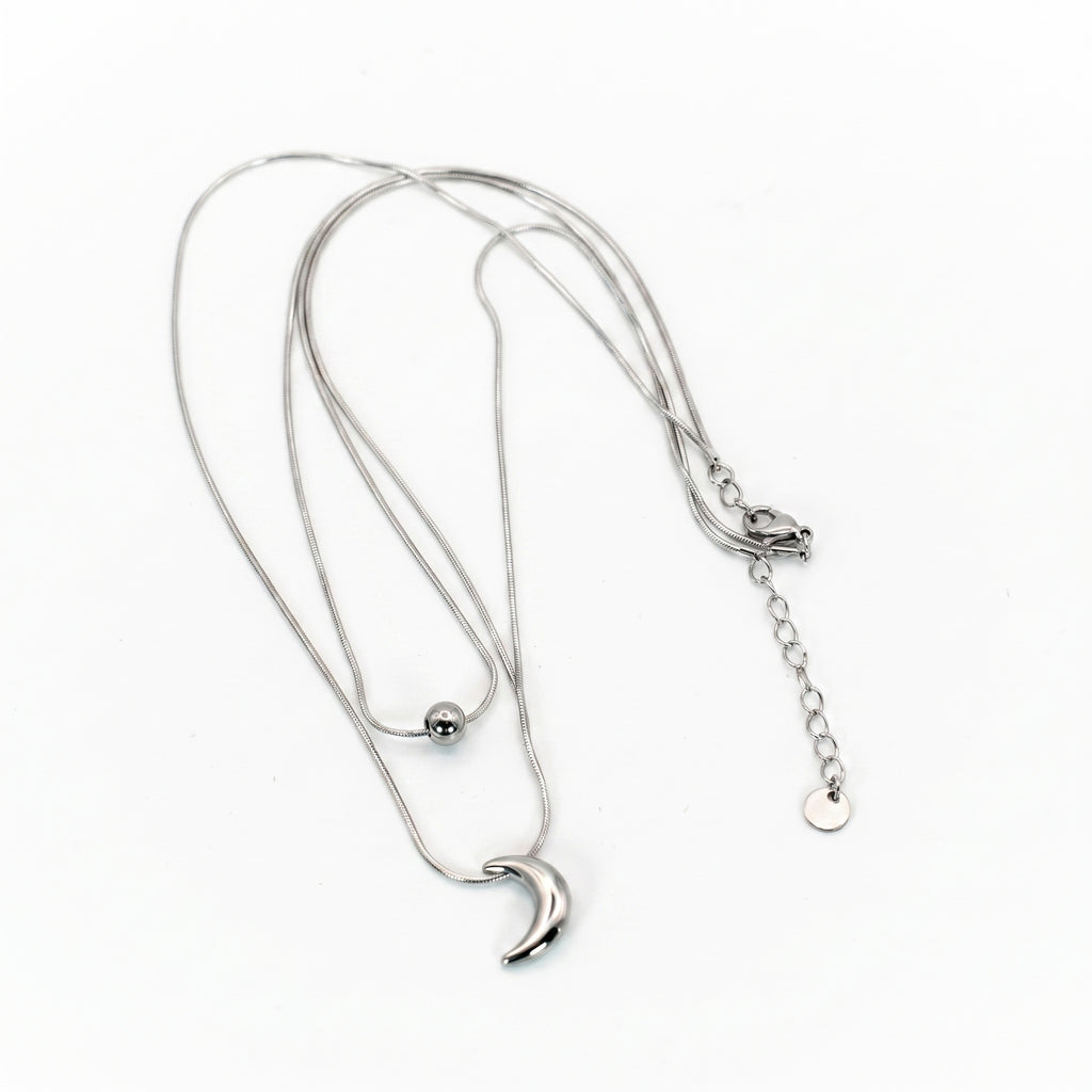 Collana luna argento