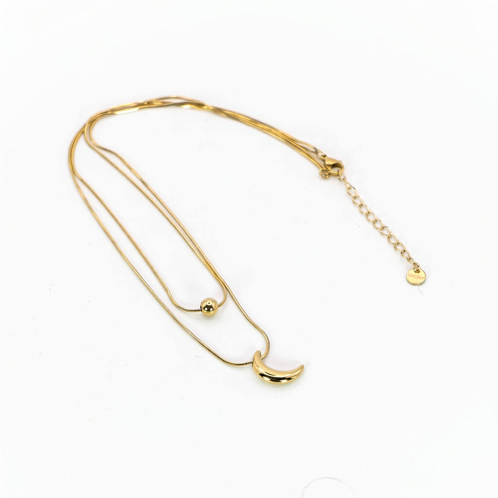 Collana luna oro