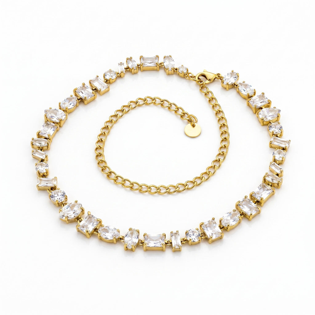 Collana mixdrop oro
