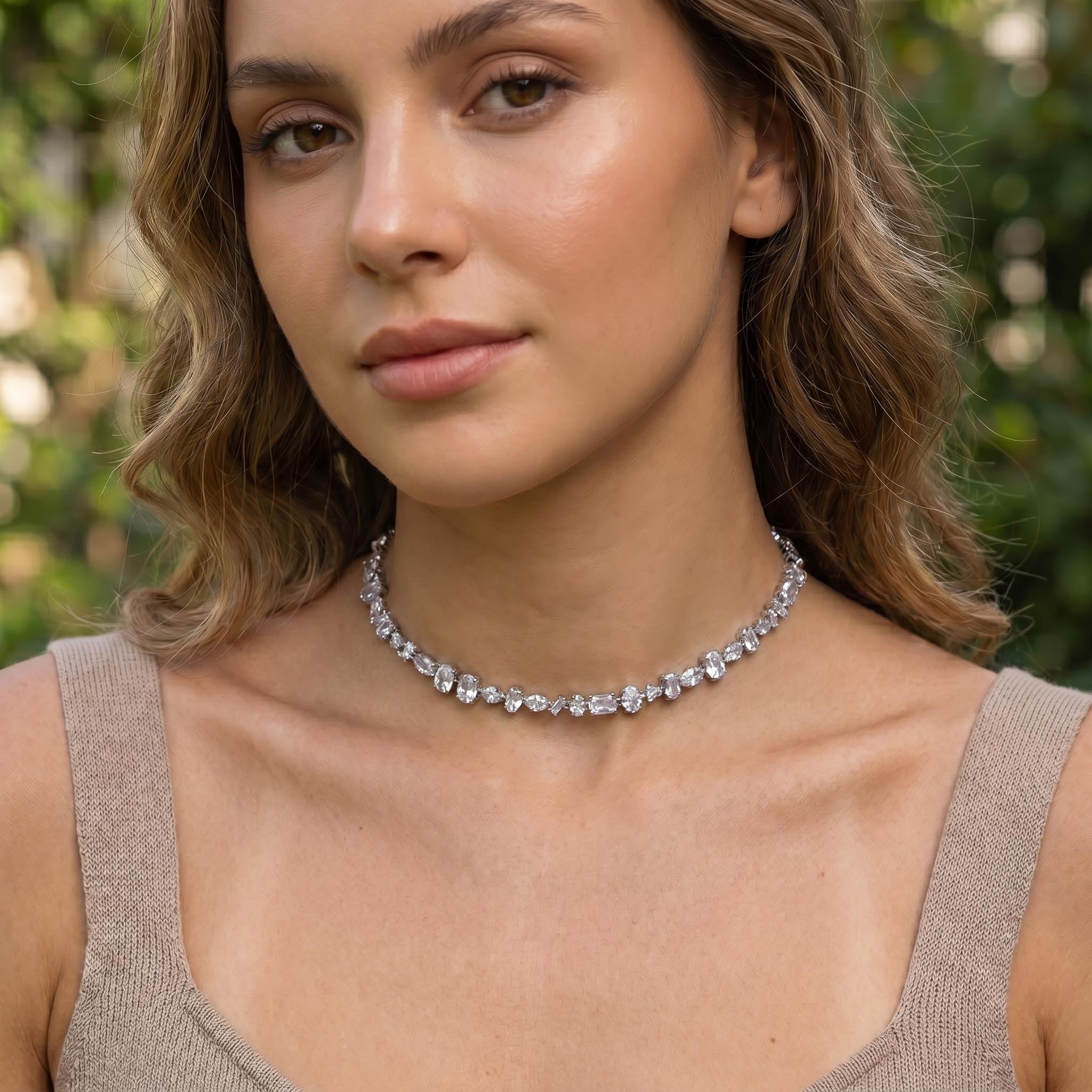 Collana Mixdrop indossato
