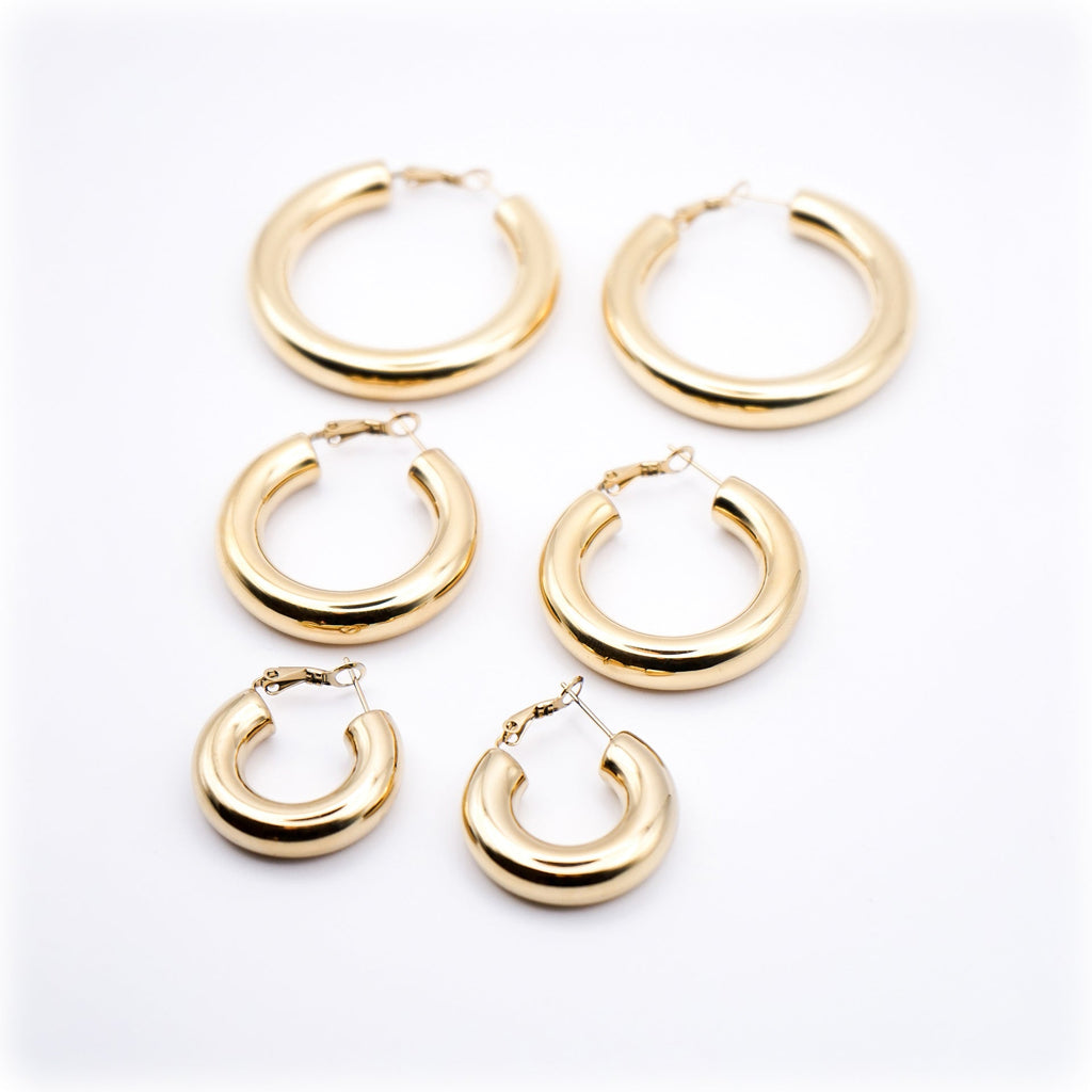 Orecchini Classic Bold - oro