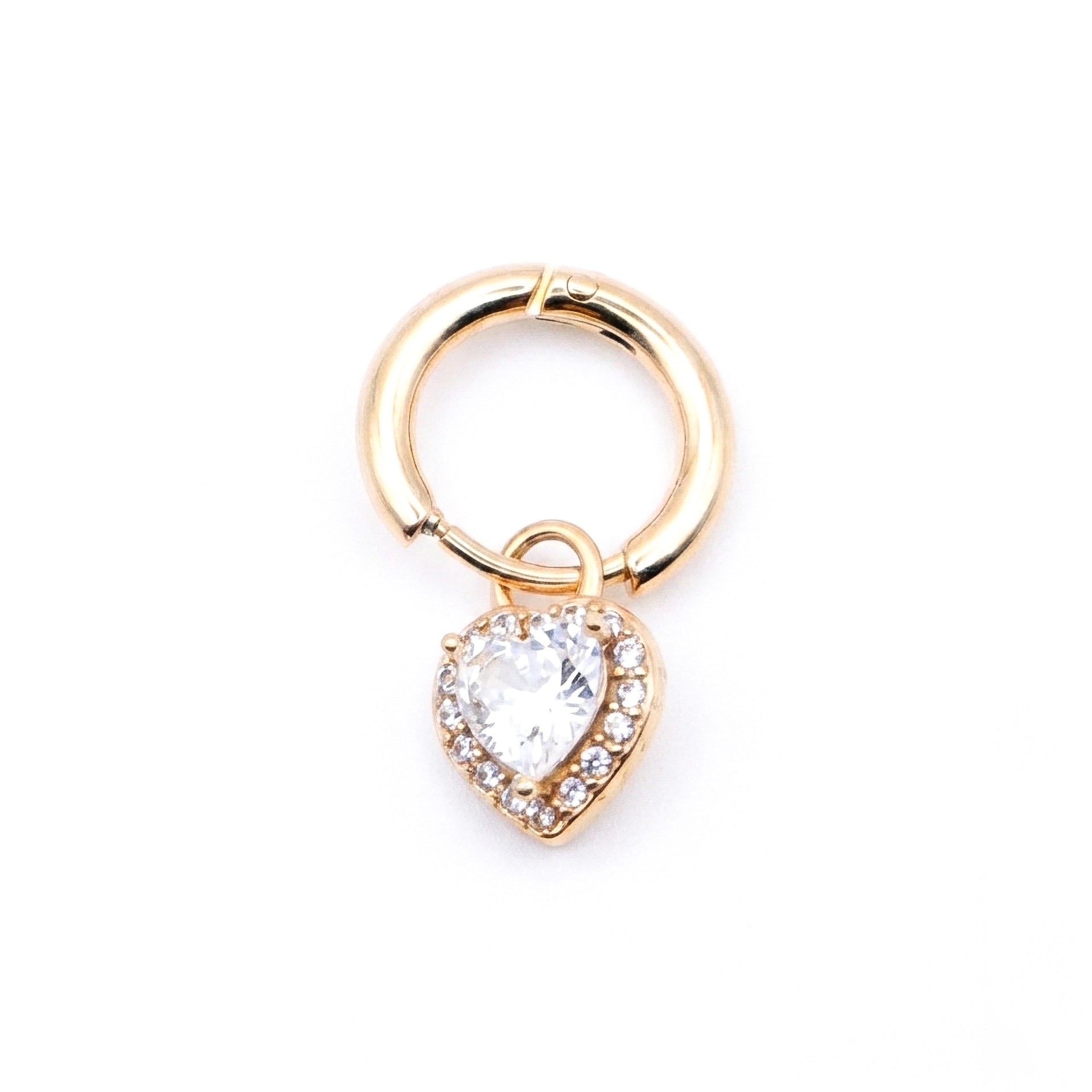 Orecchini Cuore Brillante