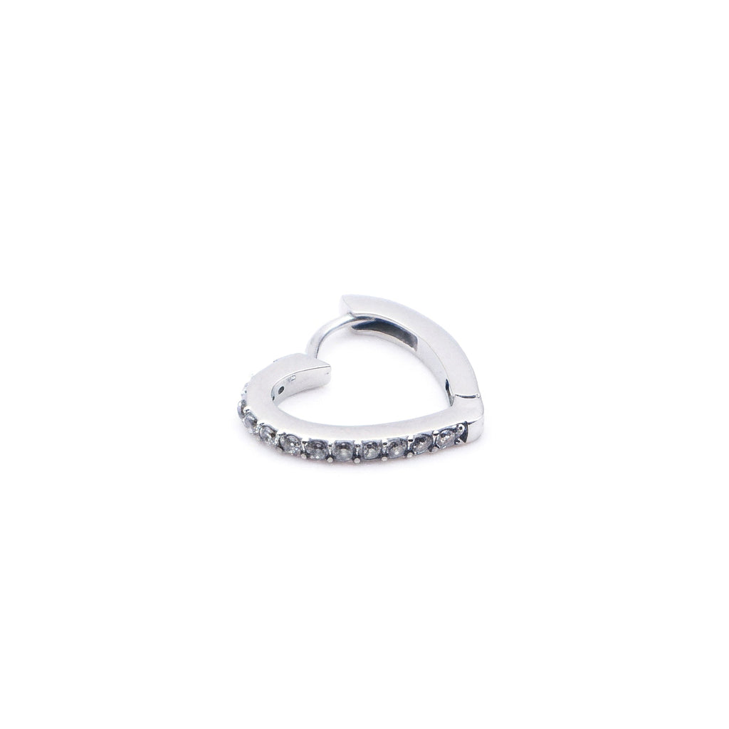 Orecchini Cuore Luce - argento