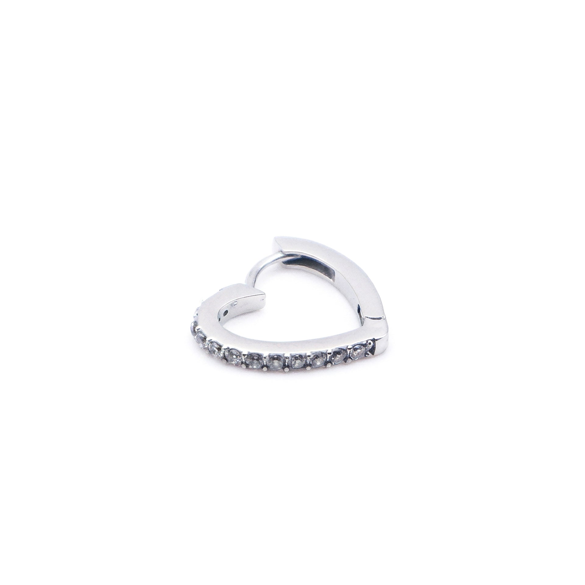 Orecchini Cuore Luce - argento