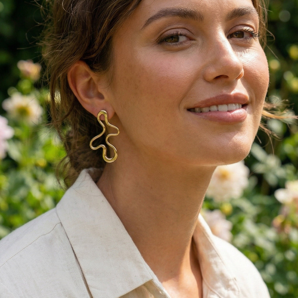 Orecchini Laghetto - indossato