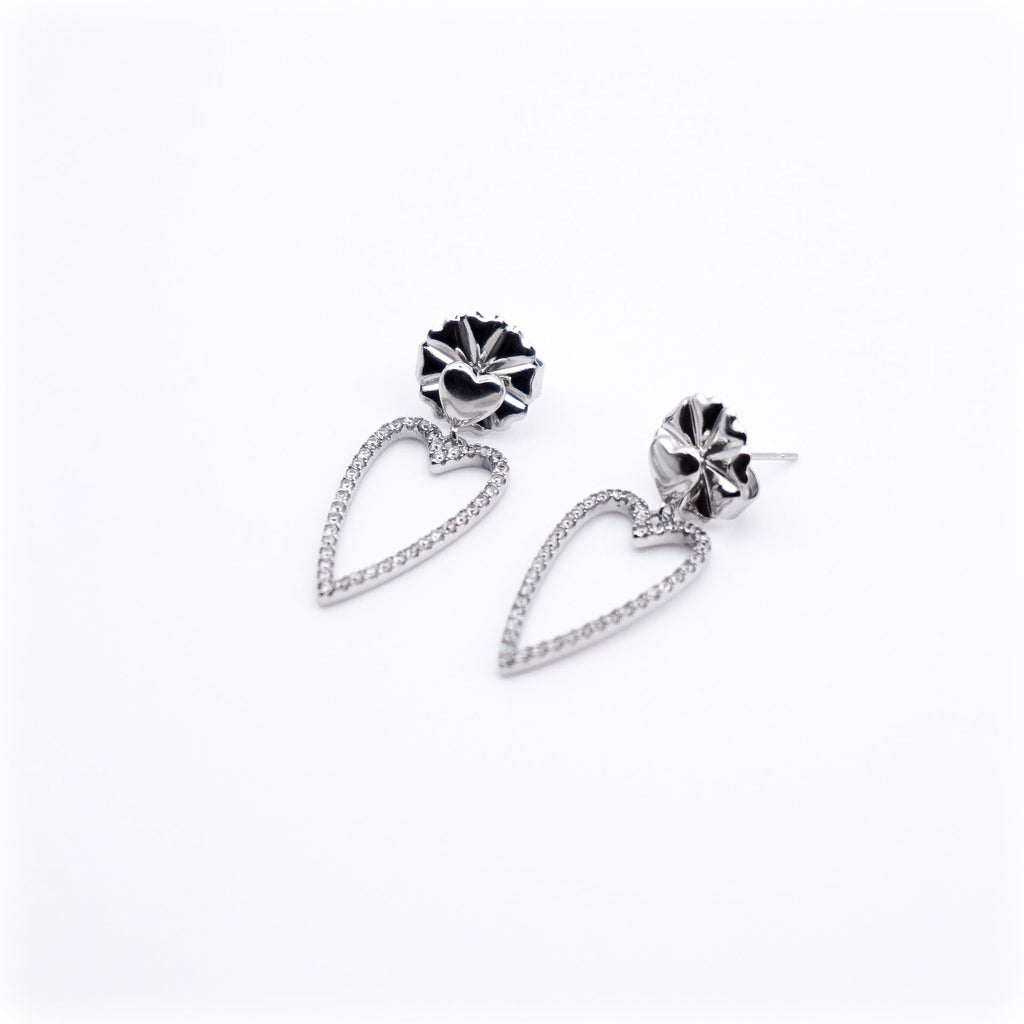 Orecchini Longheart - argento