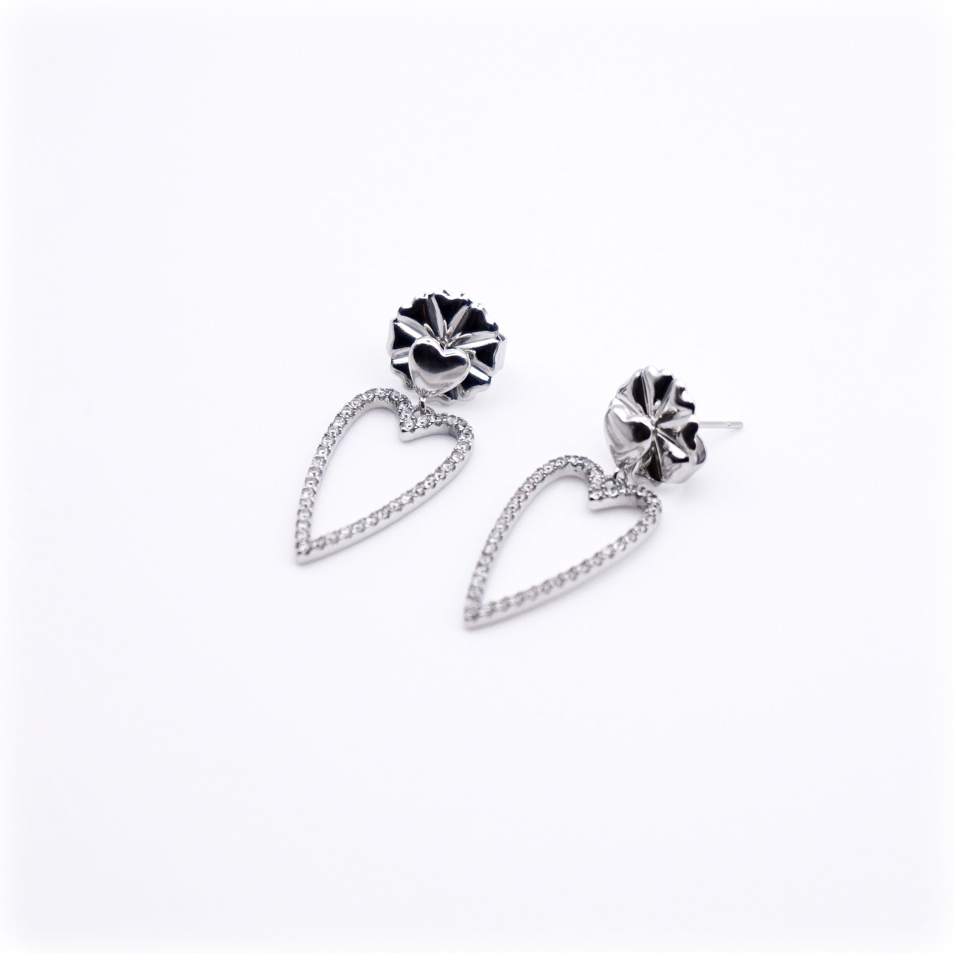 Orecchini Longheart - argento