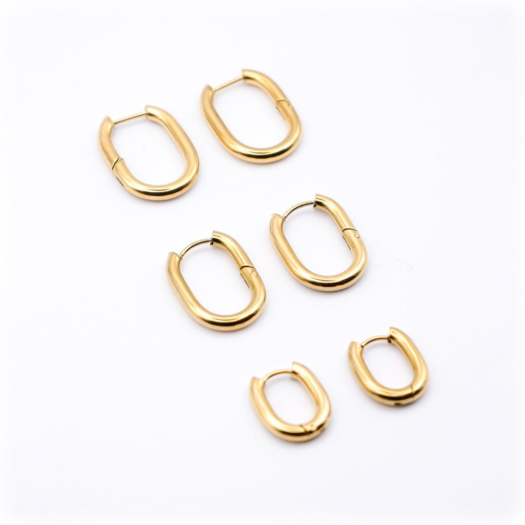 Orecchini Single Chain - oro