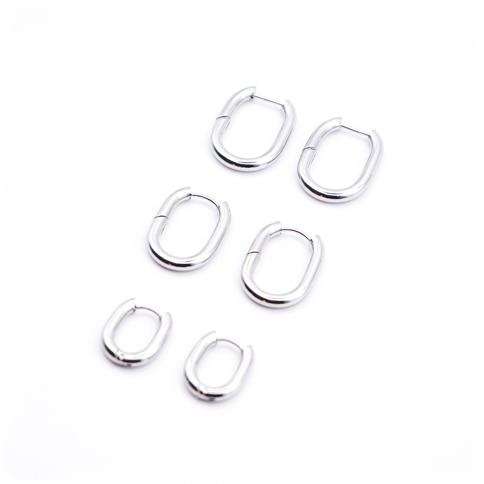 Orecchini Single Chain - argento
