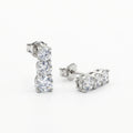 Orecchini cascata argento