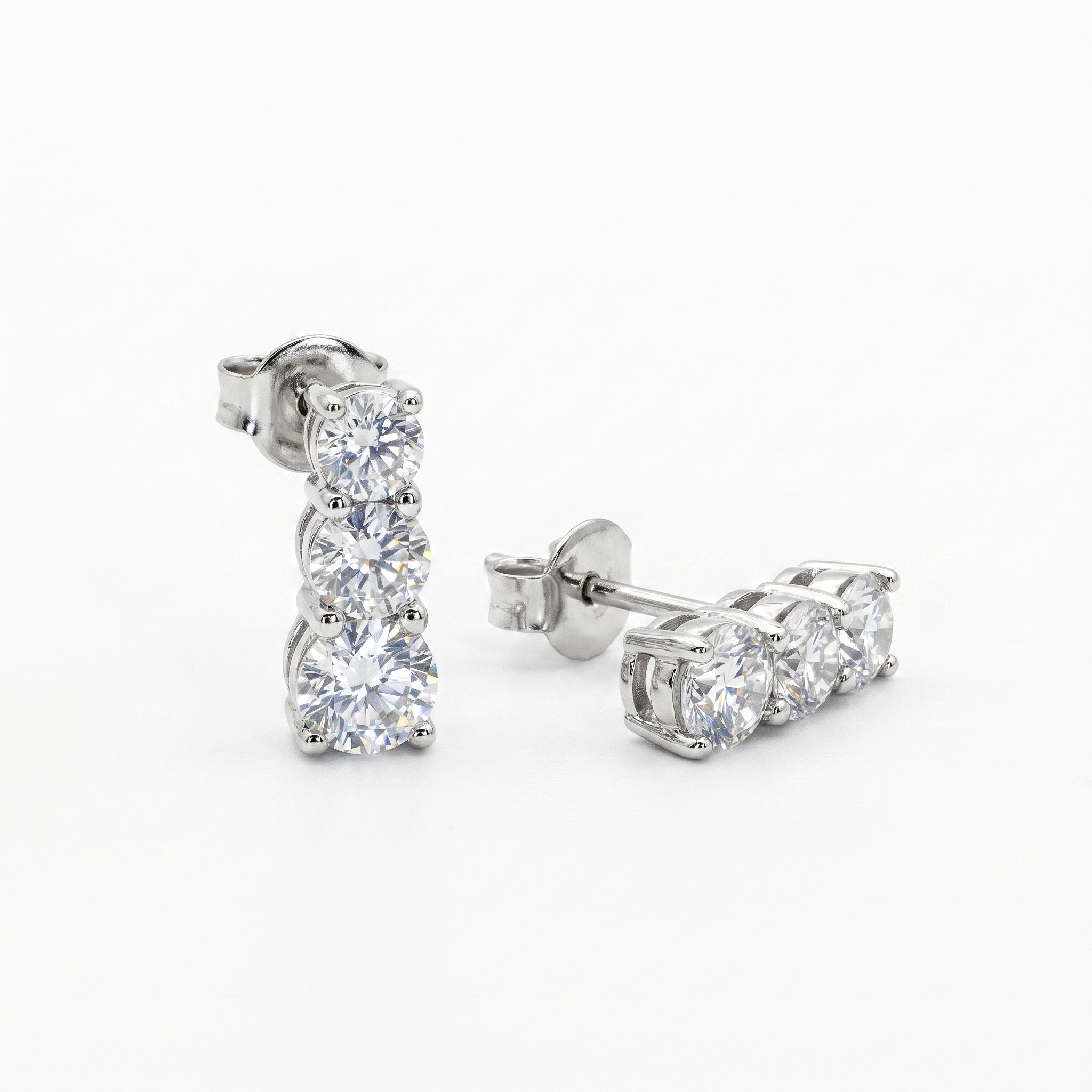 Orecchini cascata argento