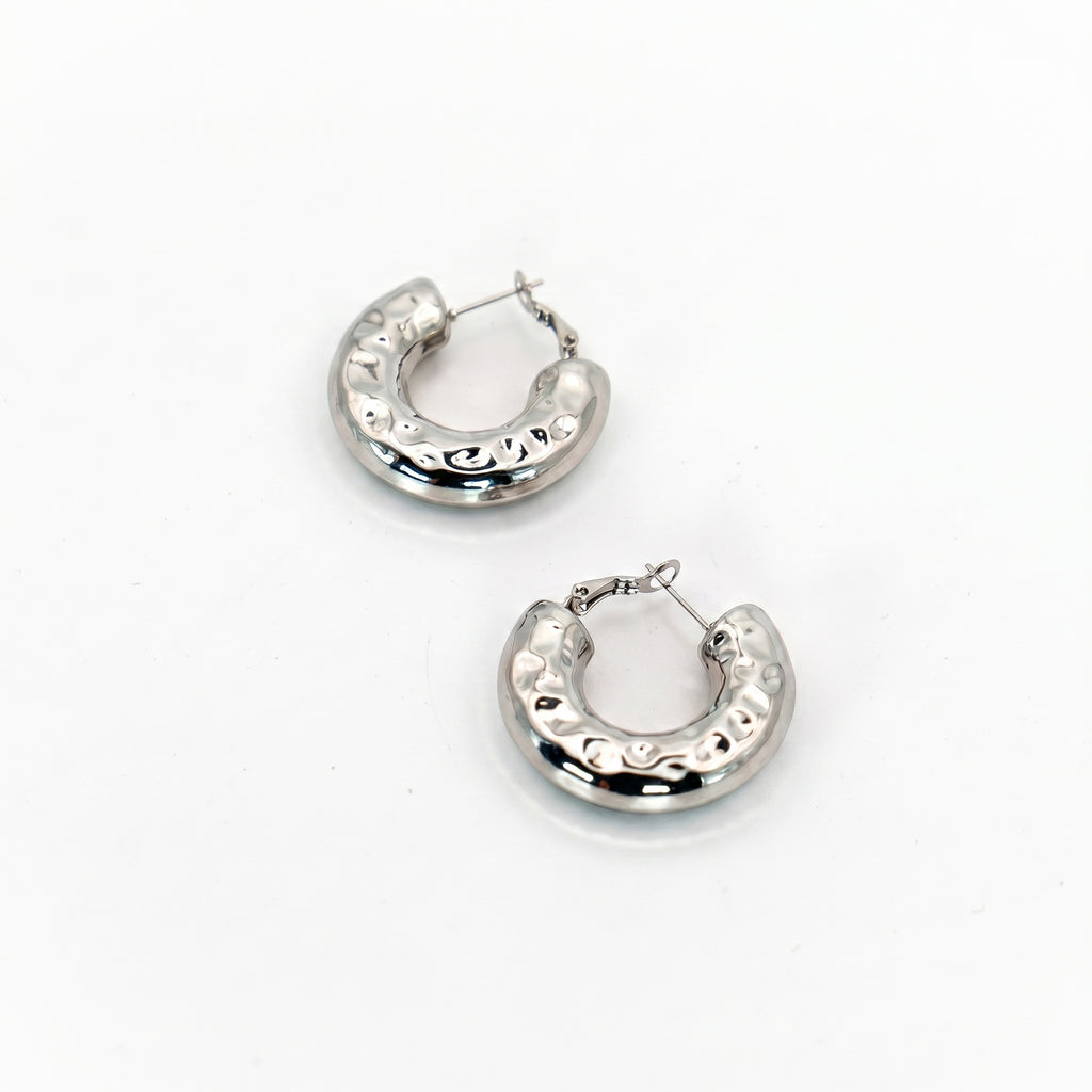 Orecchini classic stone argento