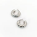 Orecchini classic stone argento