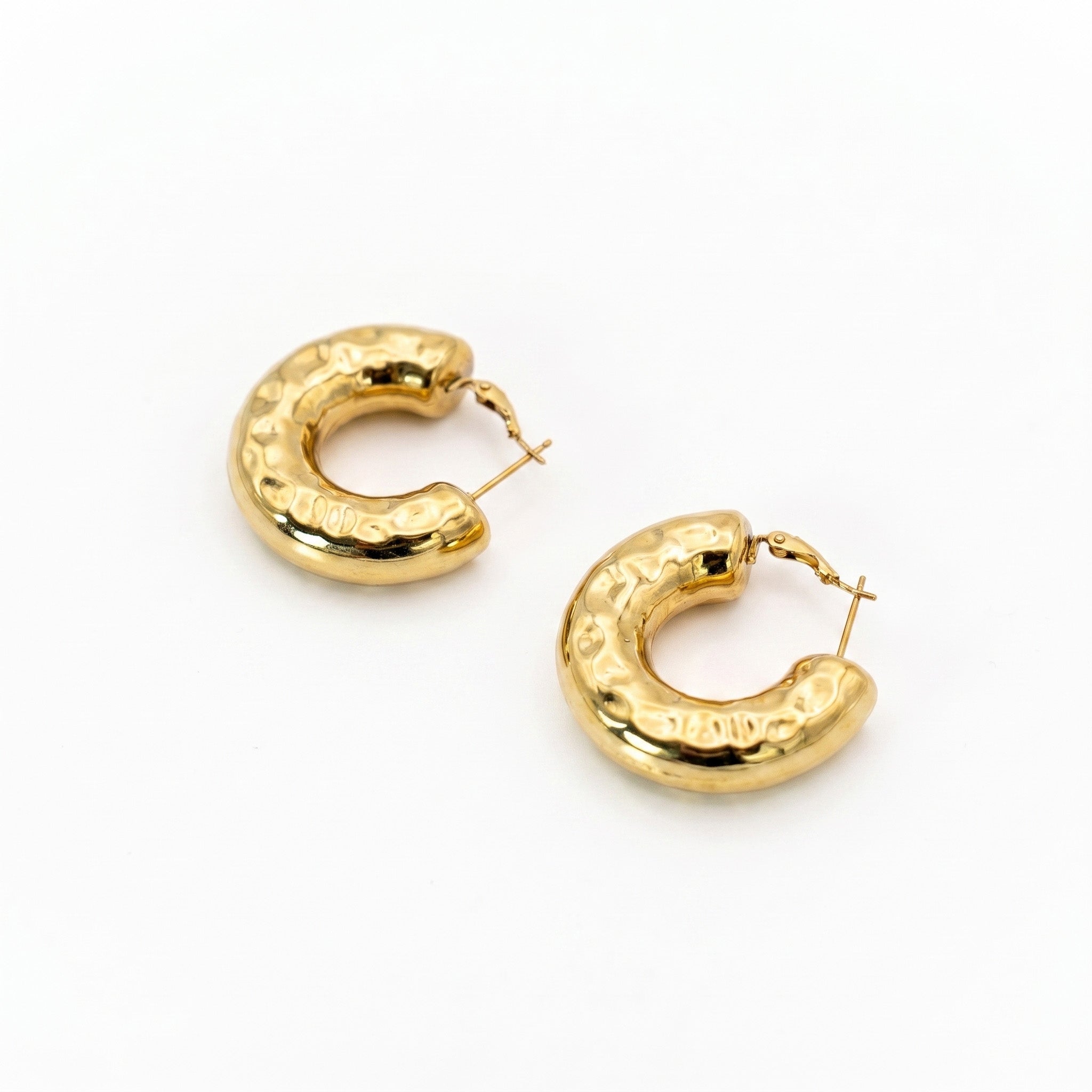 Orecchini classic stone oro