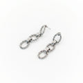 Orecchini love chain argento