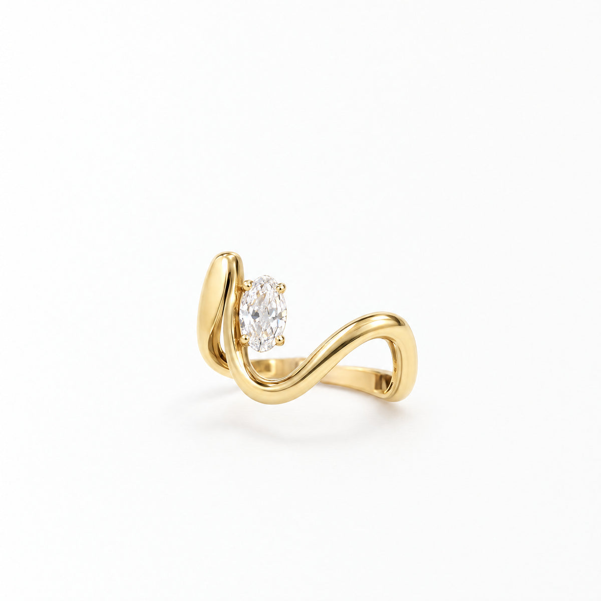 Anello Culla, finitura dorata — foto prodotto