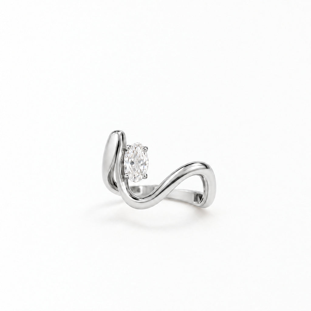 Anello Culla, finitura argentata — foto prodotto