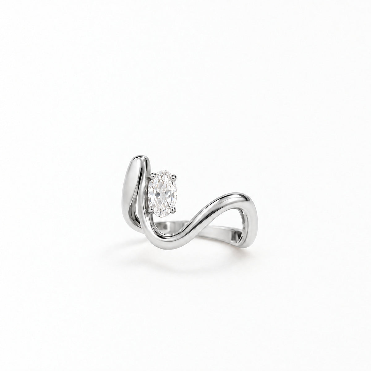 Anello Culla, finitura argentata — foto prodotto